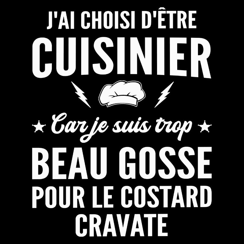 cuisinier et beau gosse