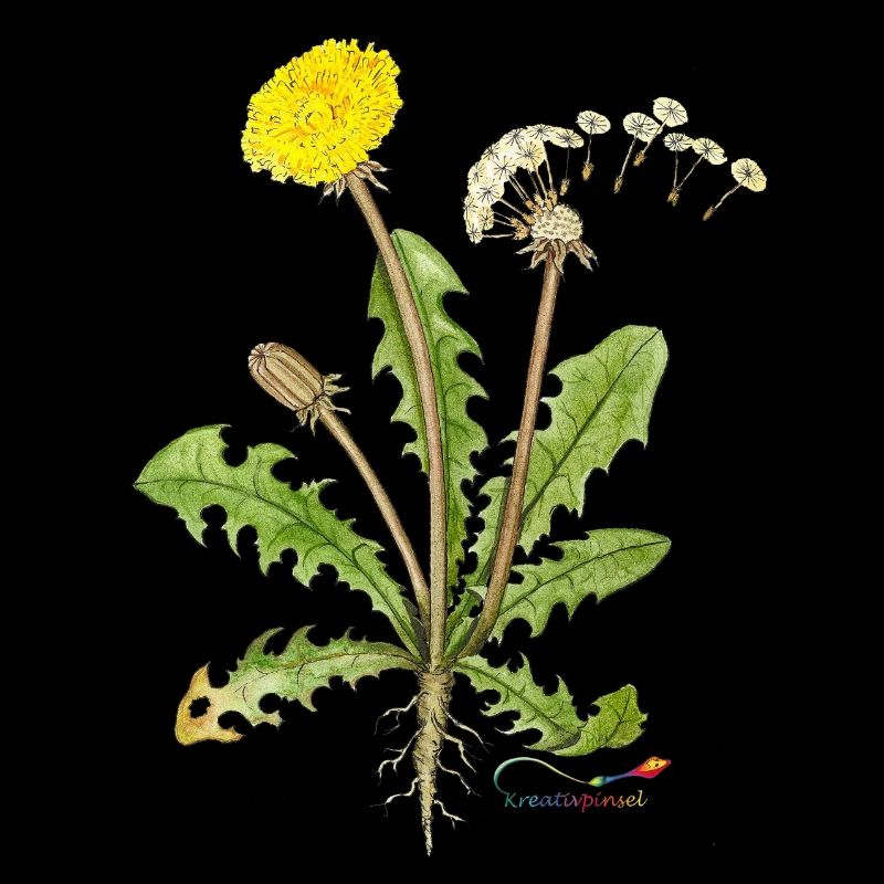 Dandelion, also called dandelion