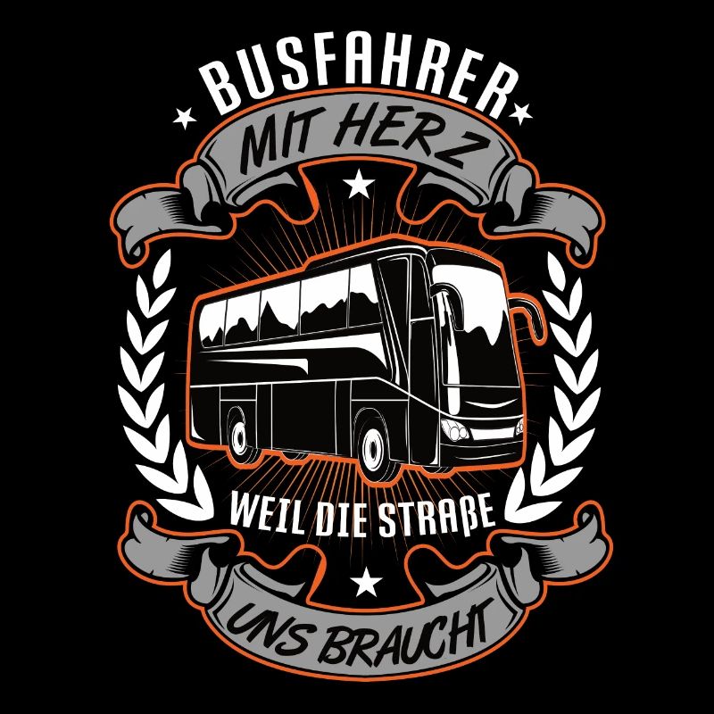 Busfahrer mit Herz Bus Schulbus Busse Busfahrerin