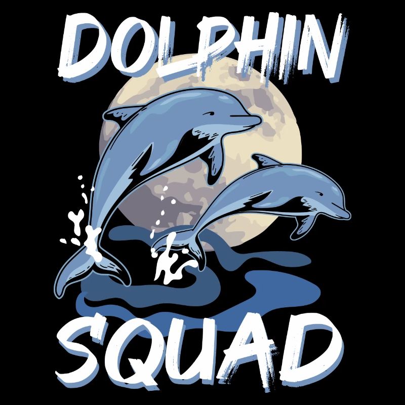 Cute Dolphin Squad Animaux marins Océan