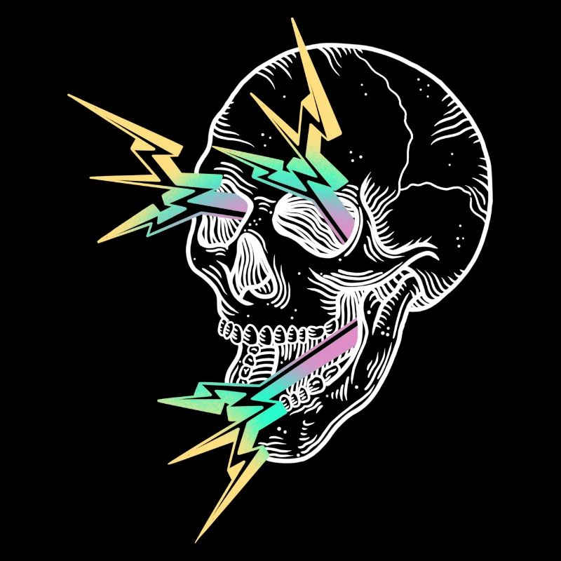 Skull Flash weiß