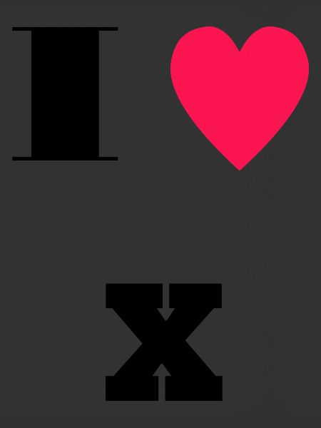 J’aime X