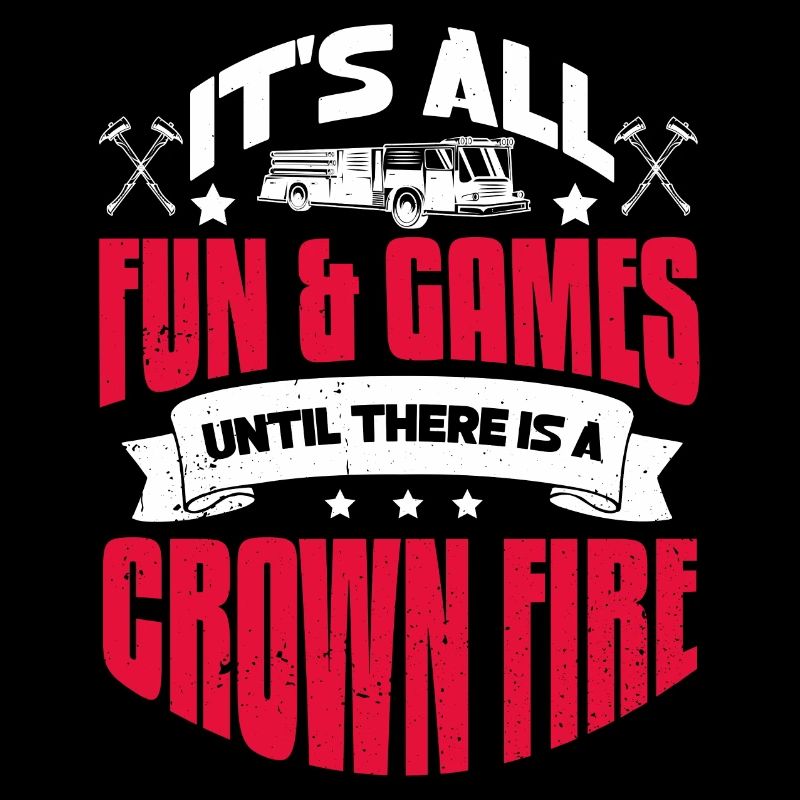 It's all fun & games until there is a crown fire