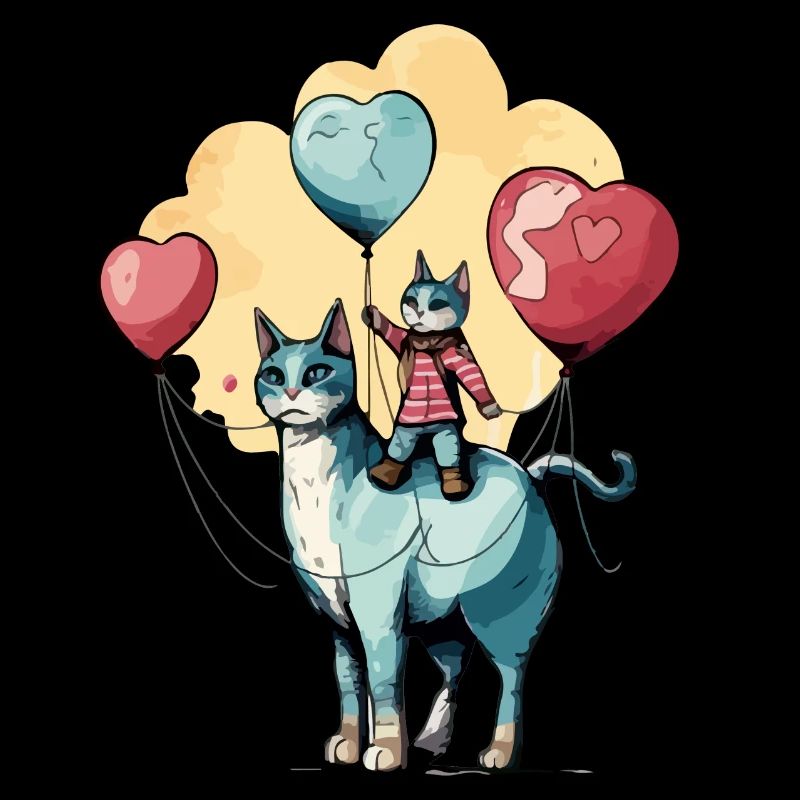Cat father and son