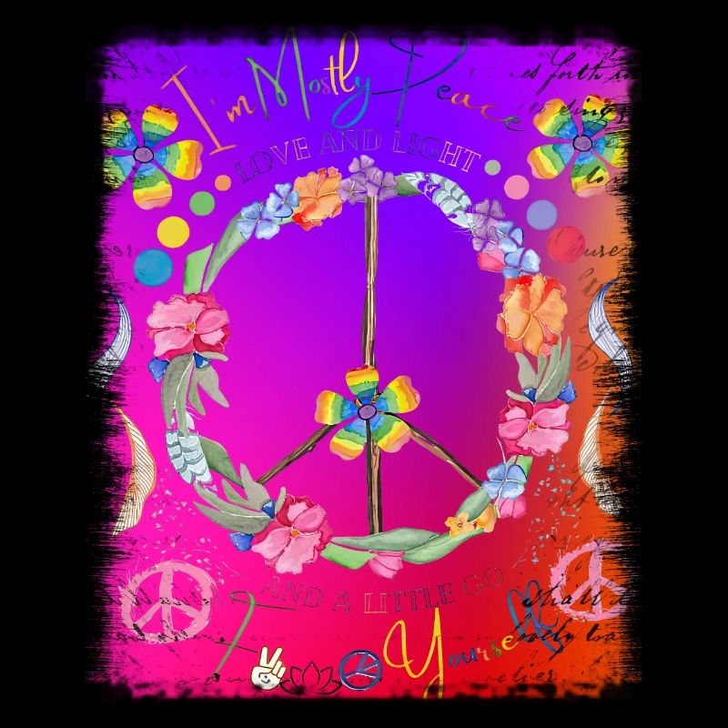 Hippie soul groovy Heure d’été Bonnes vibrations 70s 80s