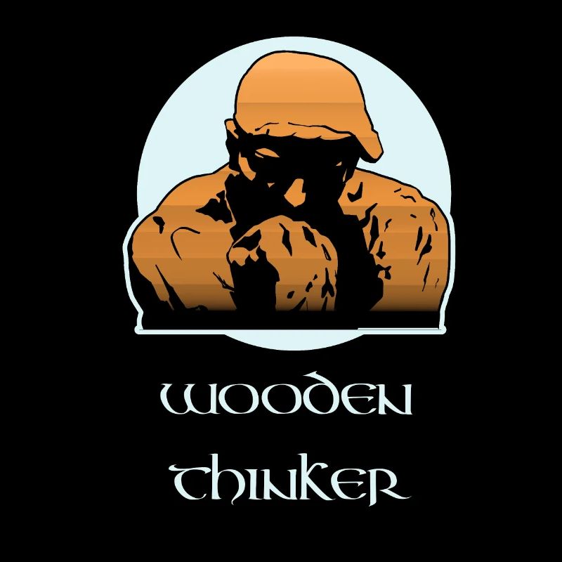 Hölzerner Denker