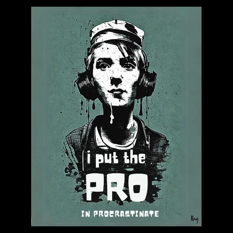 Ich setze den Profi in Prokrastination