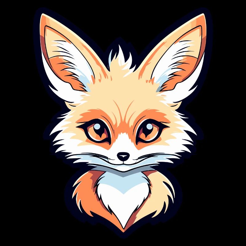 Desert Fox Fennec Drawing