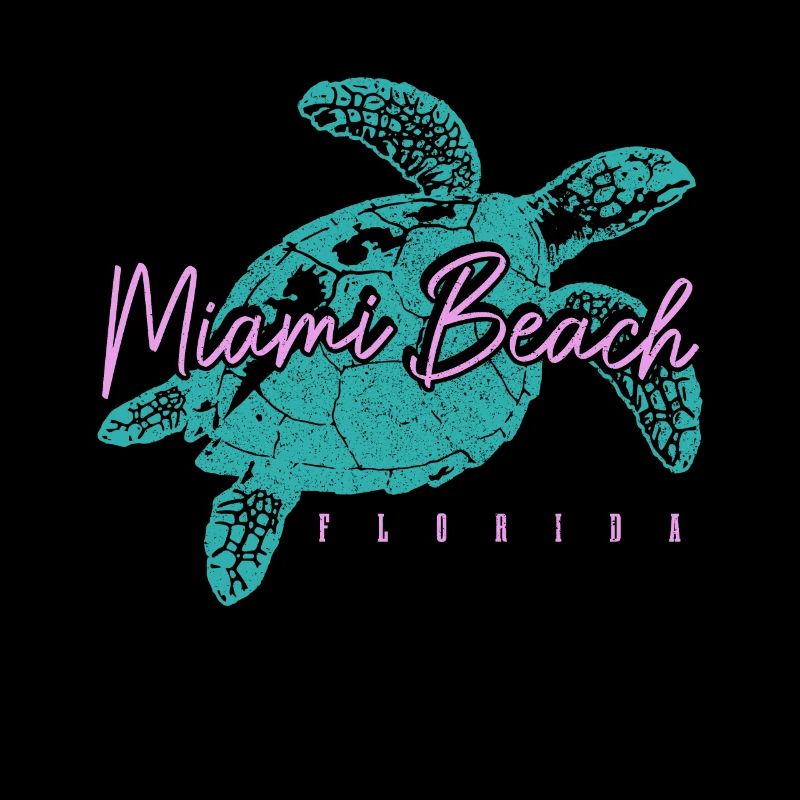 Miami Beach Florida USA Retro Vintage