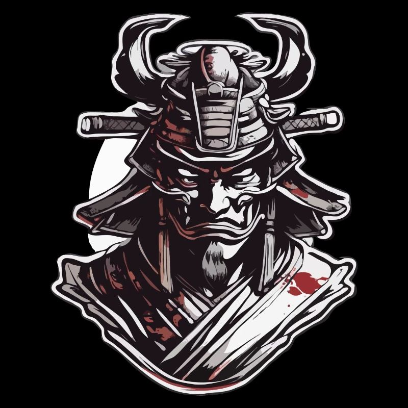 Samurai / Japanisch / Harakiri / Katana / Mann