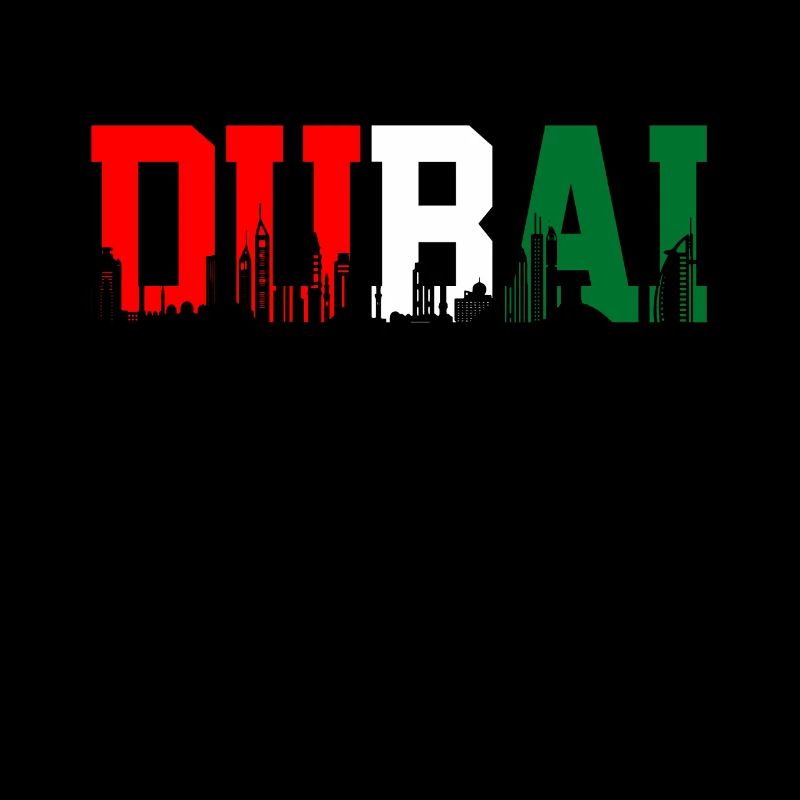 Dubai Skyline UAE Souvenir
