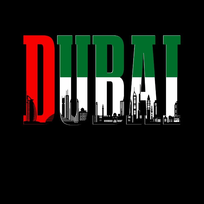 Dubai Skyline UAE Souvenir