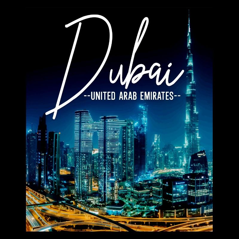 Dubai Skyline UAE Souvenir