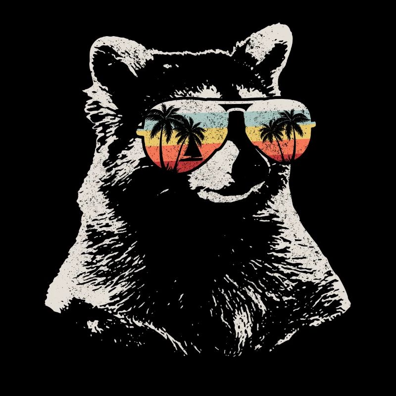 Waschbär Lustig Geschenk