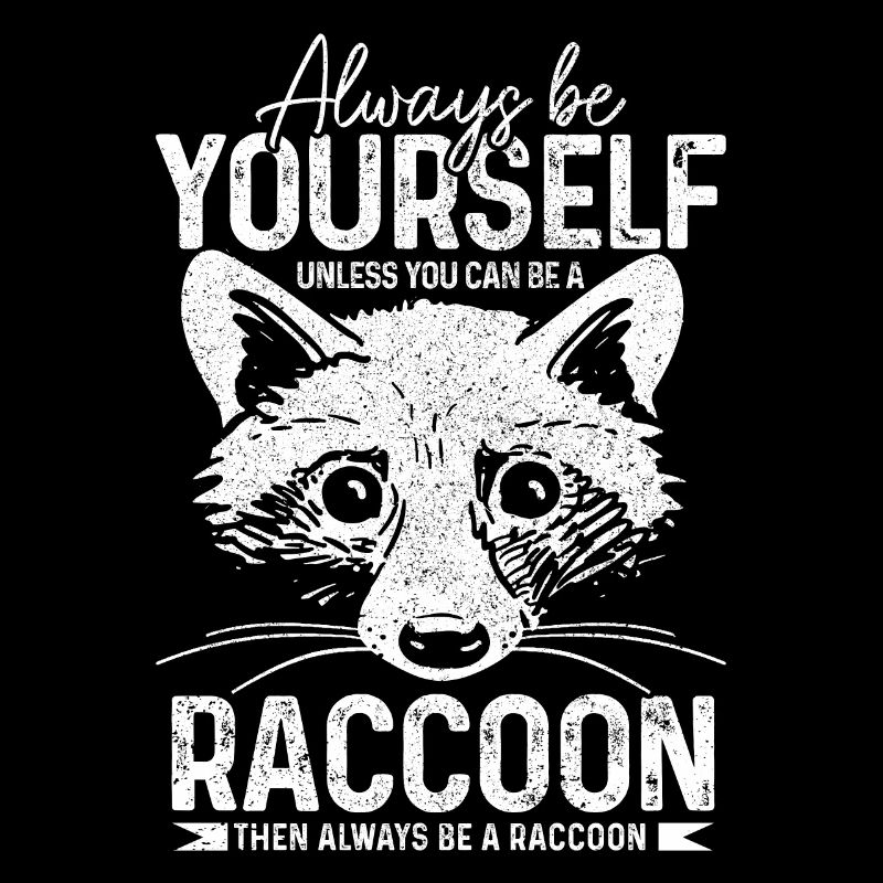 Waschbär Lustig Geschenk