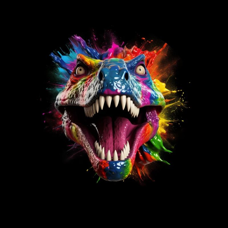 T Rex coloré1