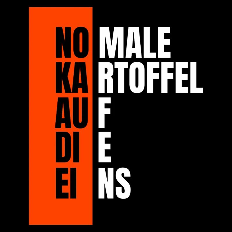 Normale Kartoffel auf die eins. Spruch Em2024