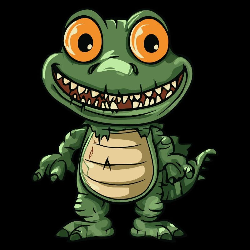 Alligator Halloween Zombie