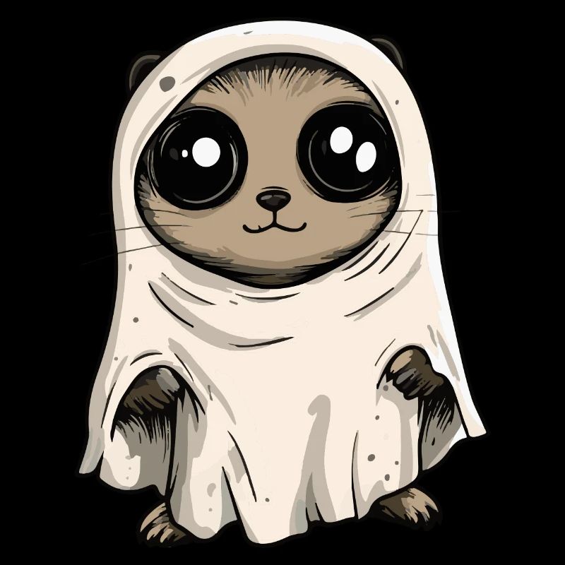 Erdmännchen Halloween Lustig Geist