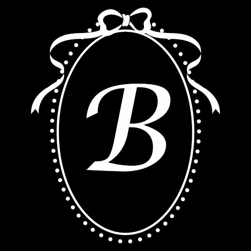 Buchstabe b Vintage Band - Geschenkidee