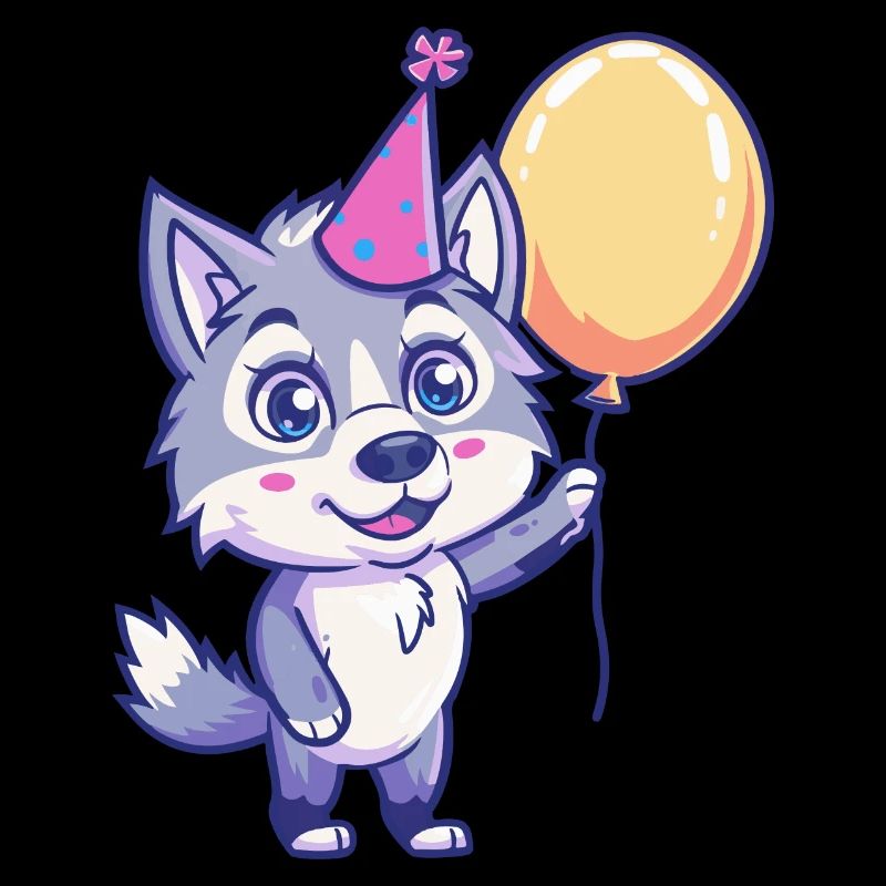 Wolf Geburtstag Comic