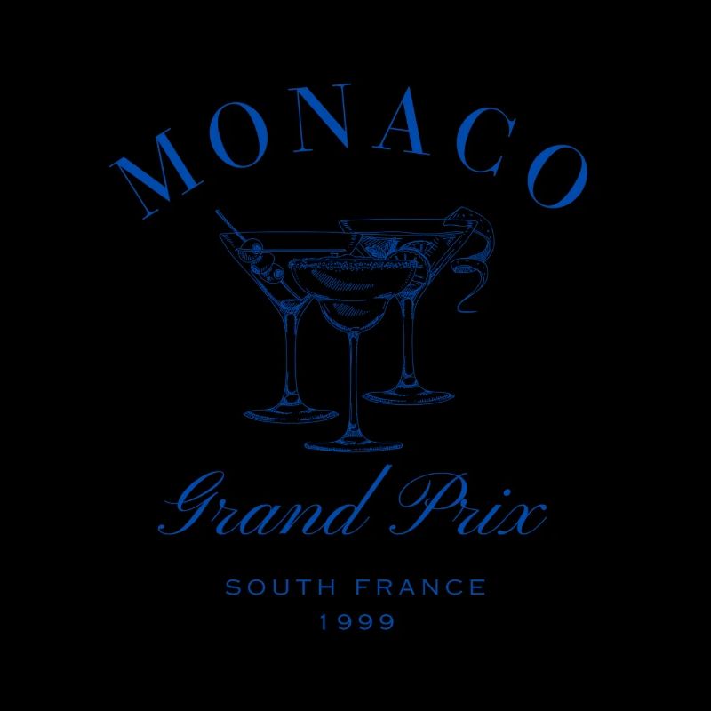 Monaco Grand Prix - Stilvolles Cocktail-Design