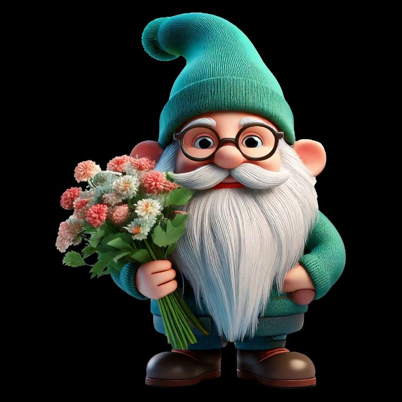 Nain de jardin Saint-Valentin