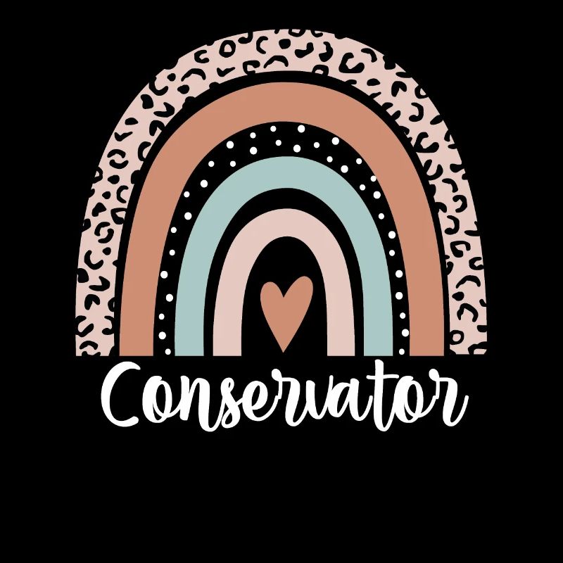 Restaurator Regenbogen Leopard Lustiger Restaurator