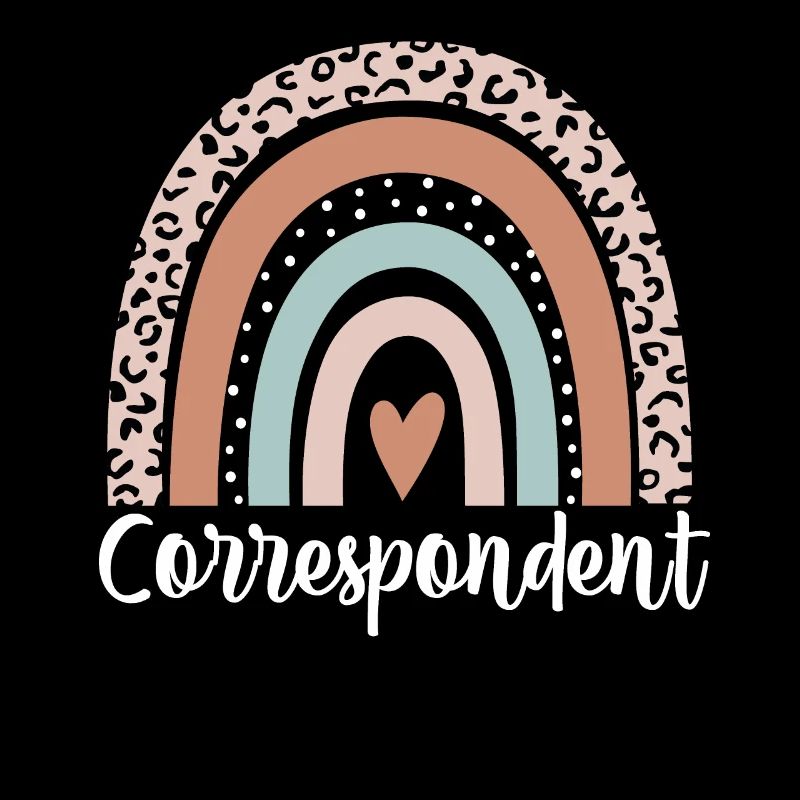 Correspondent Rainbow Leopard Funny Correspondent