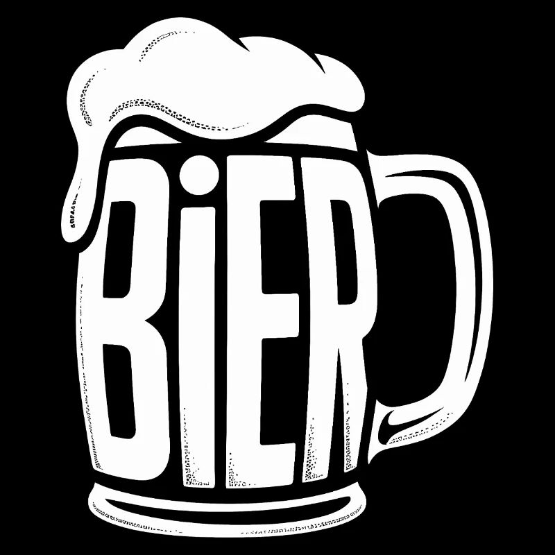 Bier - Funny Alcohol Logo