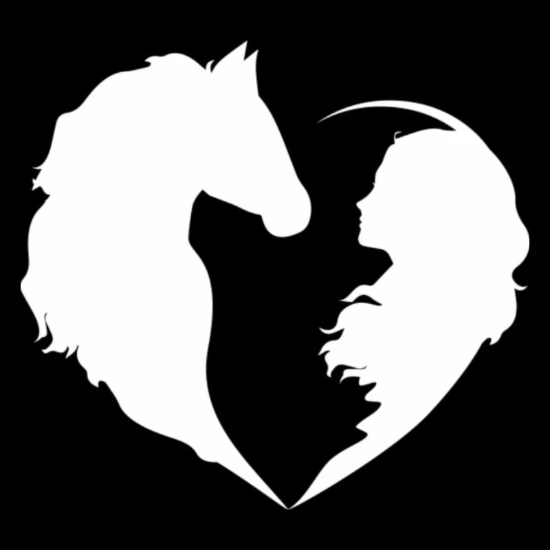 Cœur d’amour de cheval
