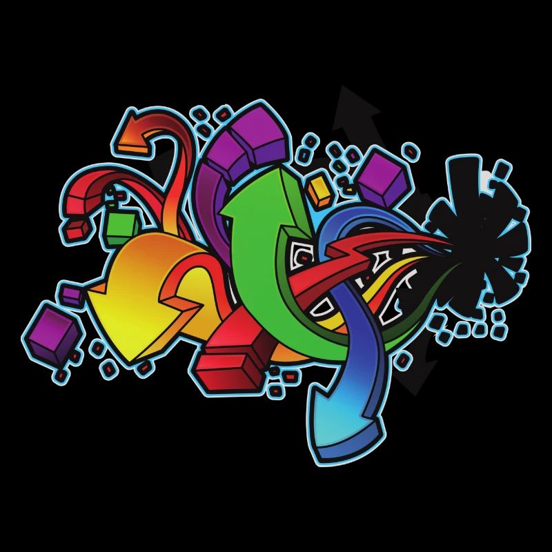 Flèche Graffiti par Freepik