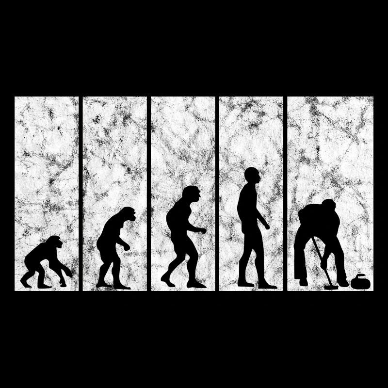 Eis Curling Curler Eisstockschießen Evolution