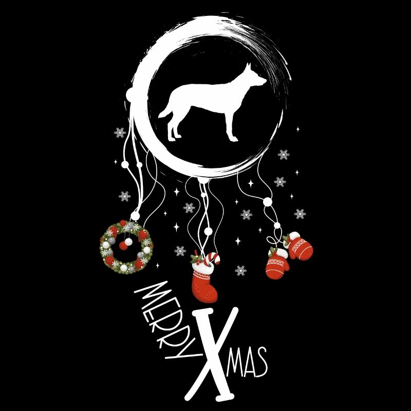 Australischer Kelpie Weihnachten Weihnachtstraumfä