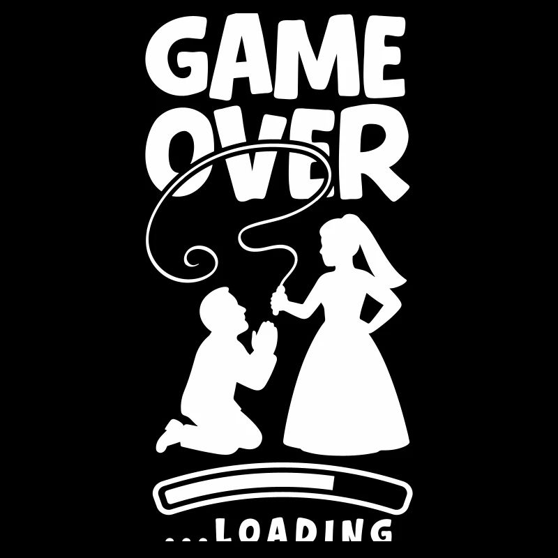 Game Over Hochzeit Ehepaar