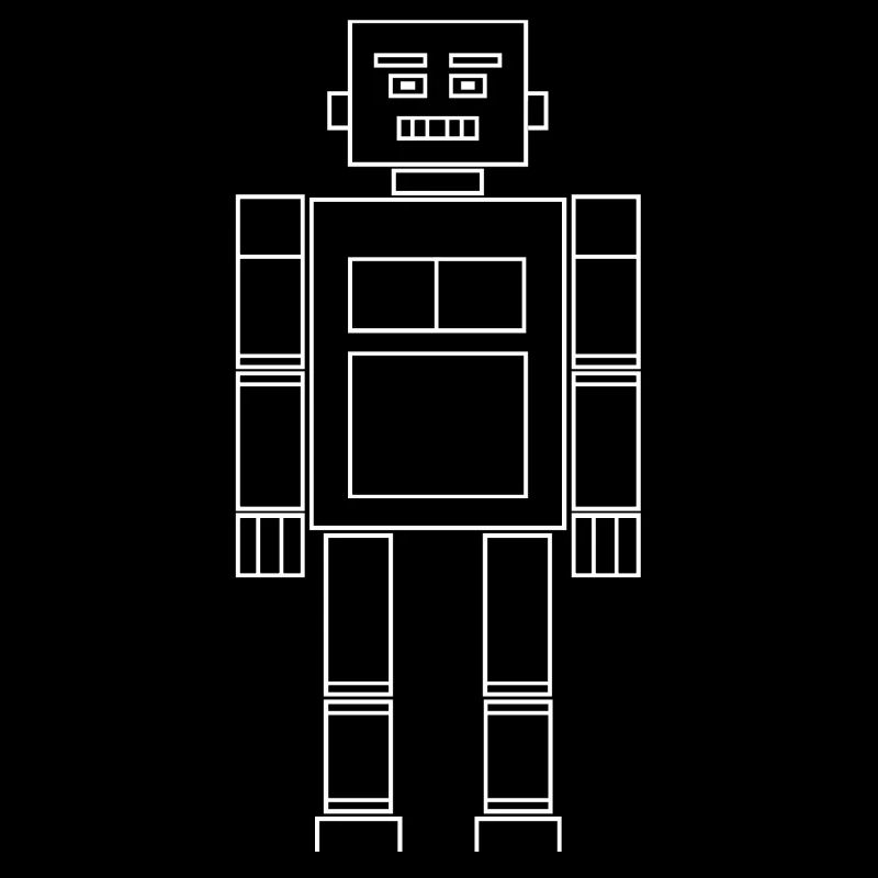 Robot / White / Reduced