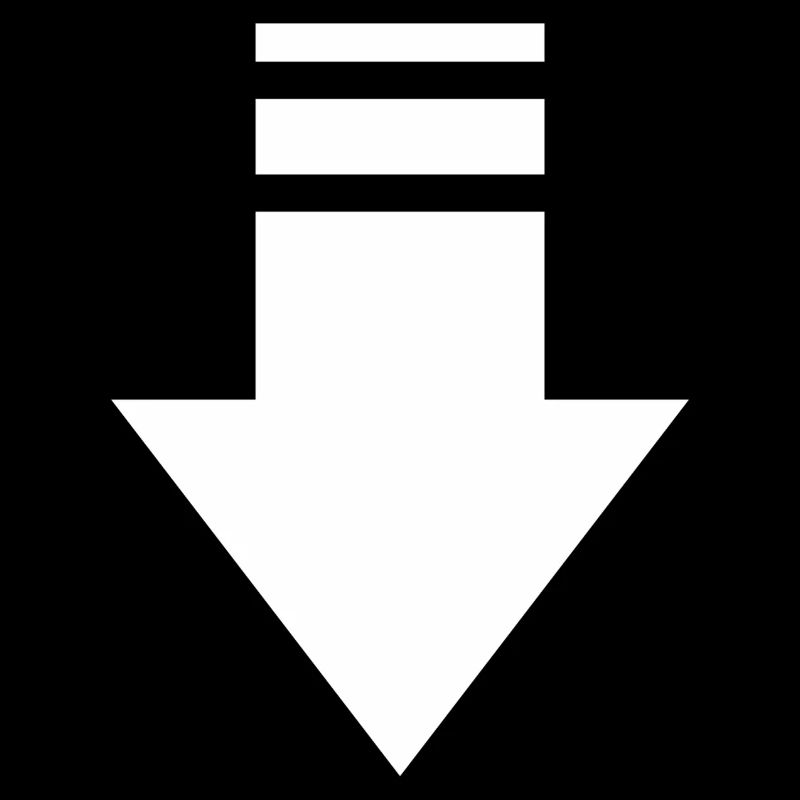 white arrow