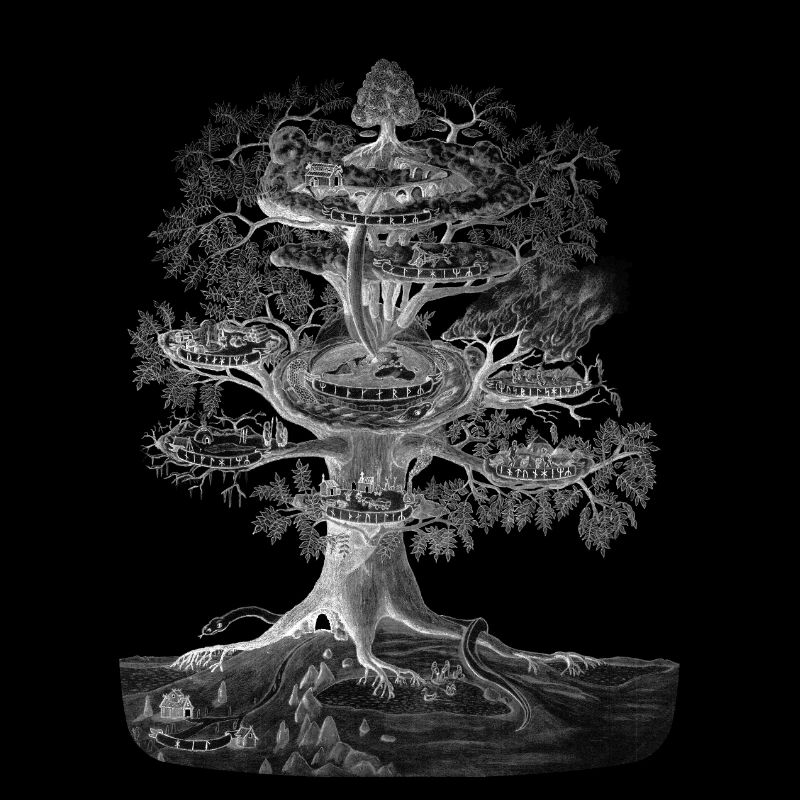 Yggdrasil the World Tree (for dark backgrounds)