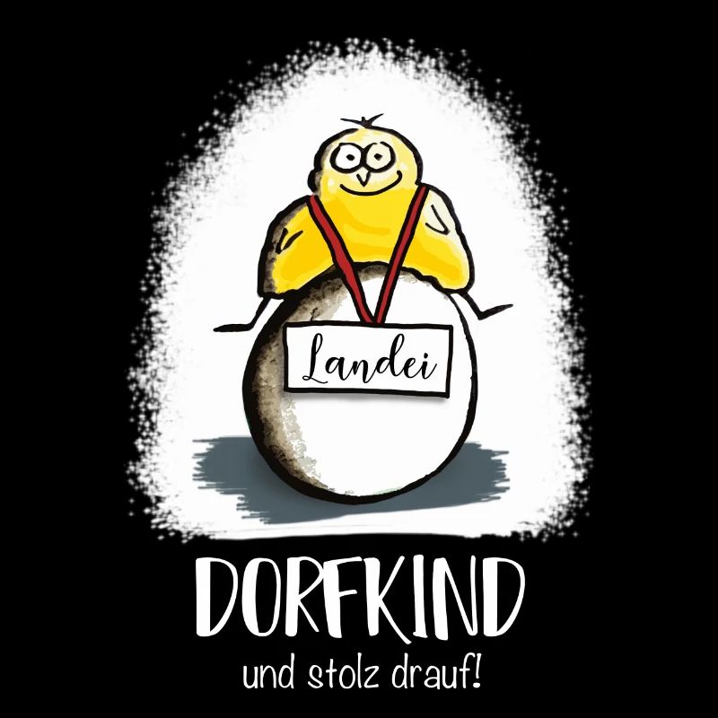 Landei Dorfkind stolz drauf Geschenkidee Spruch