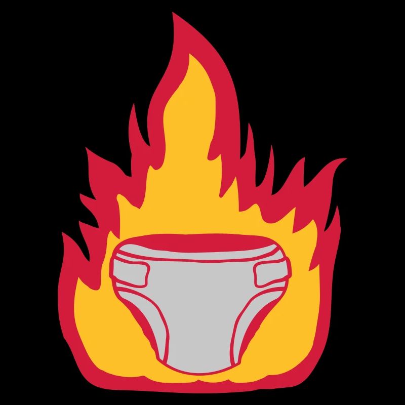 Couche de feu chaude