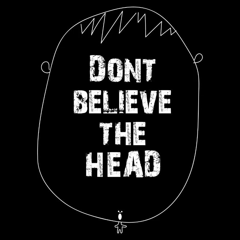 Der Dickschädel Wasserkopf Eierkopf Cartoon