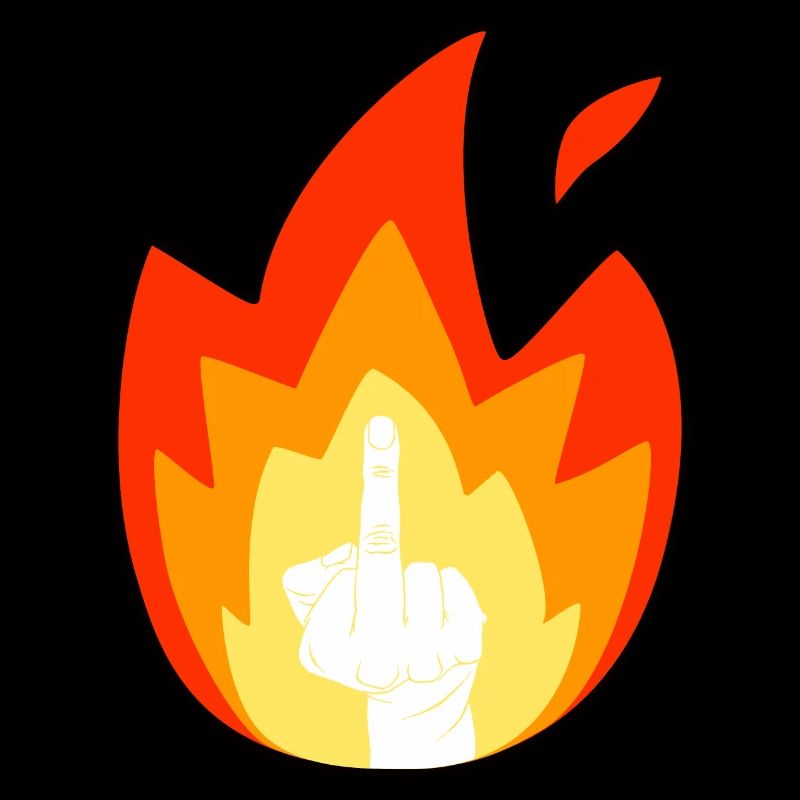 Emoji doigt de feu