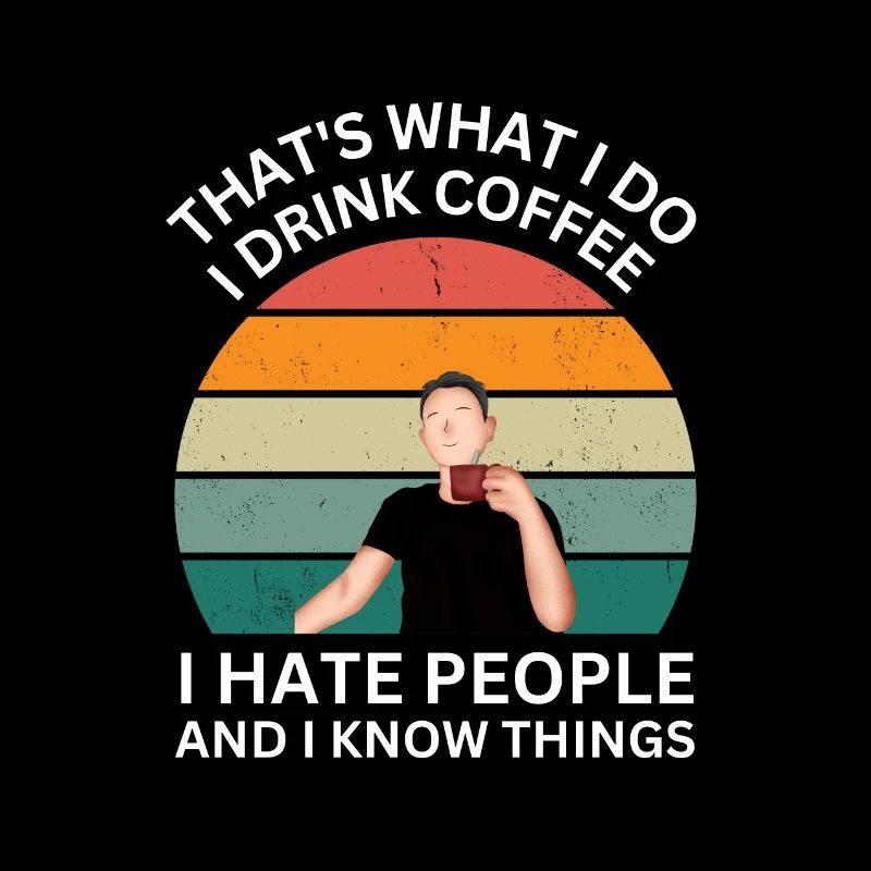That's What I Do I Drink Coffee