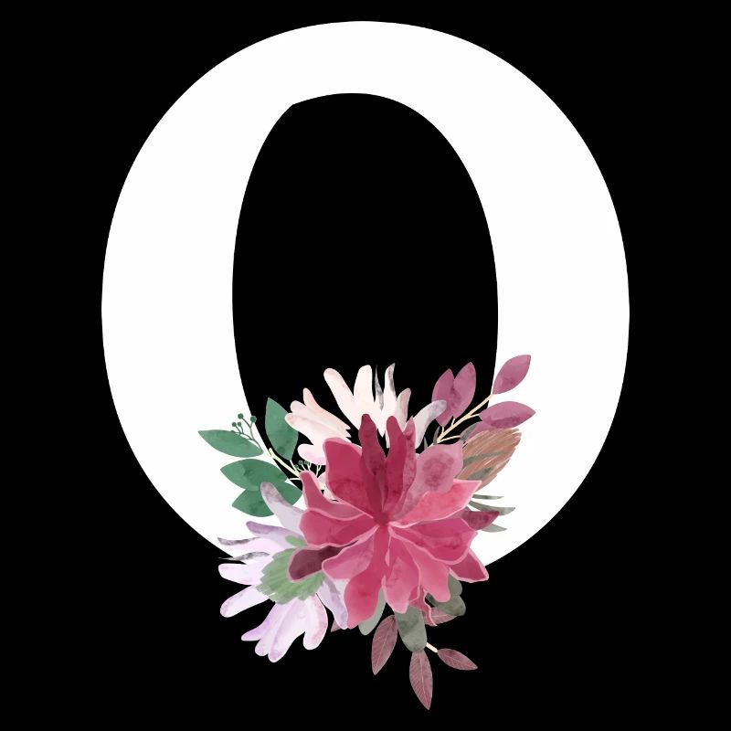 Floral letter