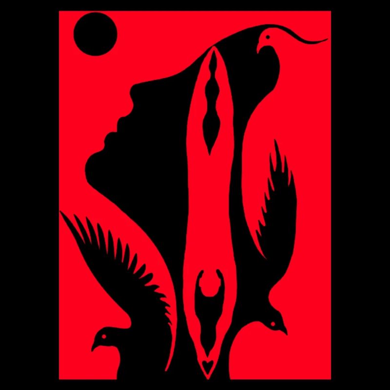 Illusion d’optique art psychédéliques formes rétro