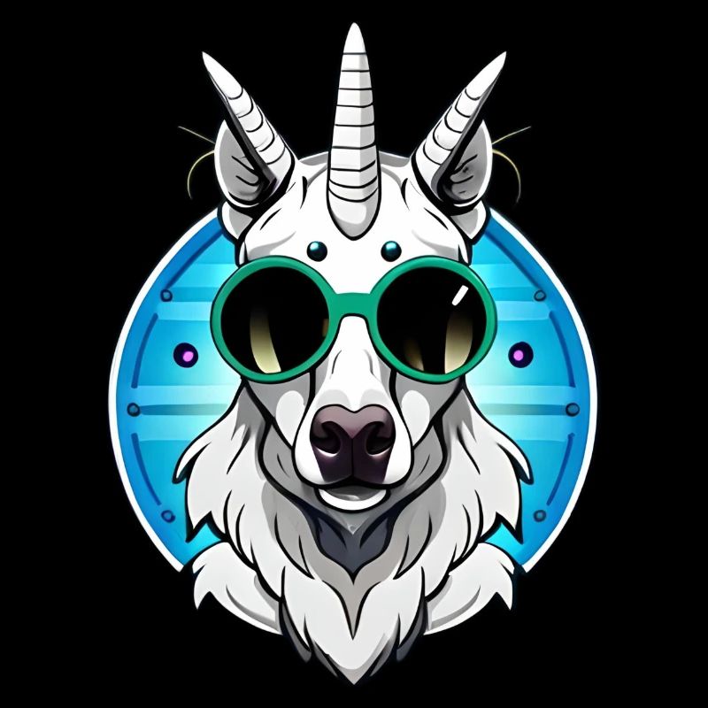 Unicorn with retro bezel