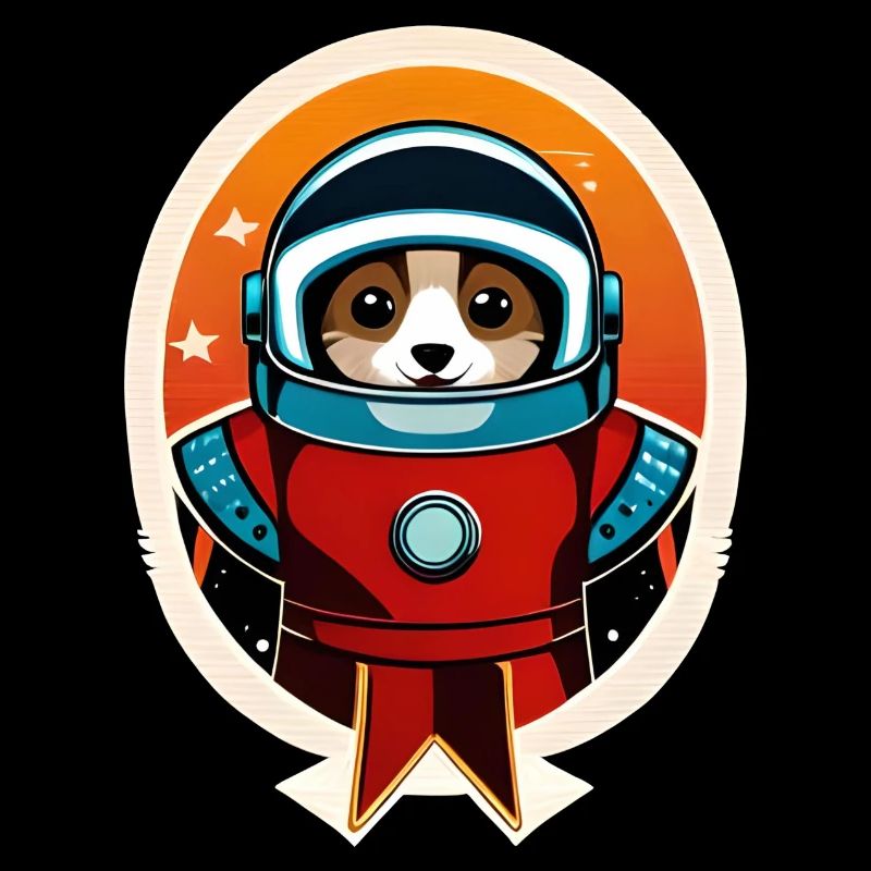Chat astronaute mignon