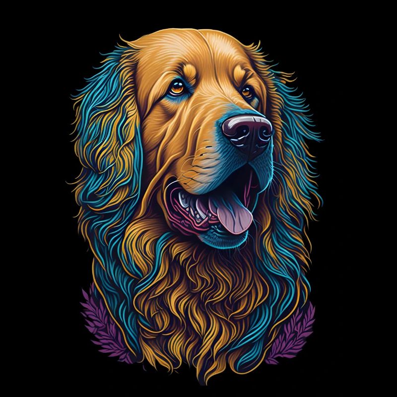 Labrador Hund Hunde Farbenfro