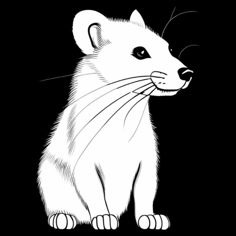 Playful ferret