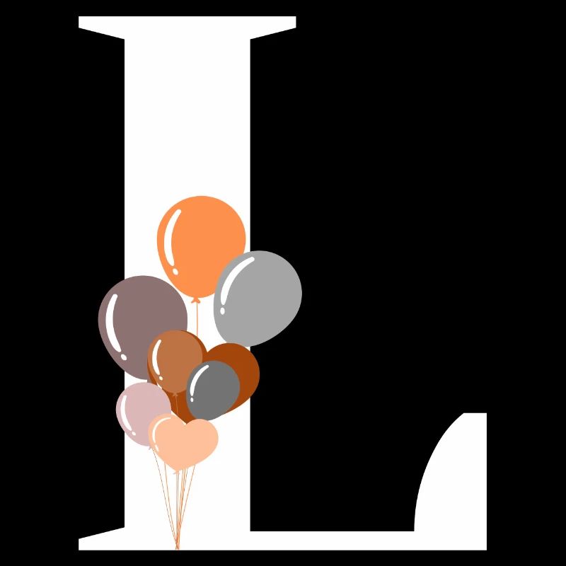 Buchstabe l Geburtstagsballon